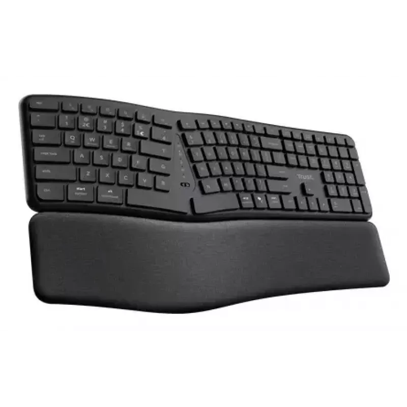 Trust Keyra Ergonomiška kelioms įrenginiams belaidė klaviatūra