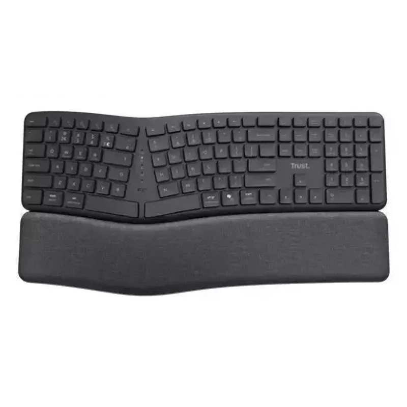 Trust Keyra Ergonomiška kelioms įrenginiams belaidė klaviatūra