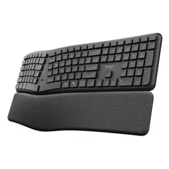 Trust Keyra Ergonomiška kelioms įrenginiams belaidė klaviatūra