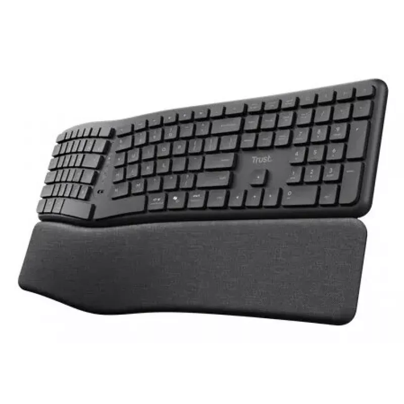 Trust Keyra Ergonomiška kelioms įrenginiams belaidė klaviatūra