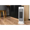 Elektrinis keraminis šildytuvas NOVEEN PTC2000 — 2000 W, reguliuojamas termostatas, LED ekranas, laikmatis, nuotolinio valdymo pultelis, baltas