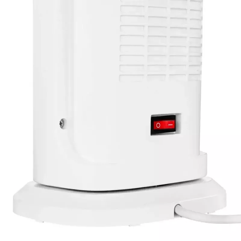 Elektrinis keraminis šildytuvas NOVEEN PTC2000 — 2000 W, reguliuojamas termostatas, LED ekranas, laikmatis, nuotolinio valdymo pultelis, baltas