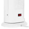Elektrinis keraminis šildytuvas NOVEEN PTC2000 — 2000 W, reguliuojamas termostatas, LED ekranas, laikmatis, nuotolinio valdymo pultelis, baltas