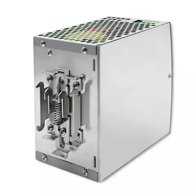Pramoninis DIN bėgelio maitinimo šaltinis QOLTEC 50901 — 480W, 24V DC, 20A