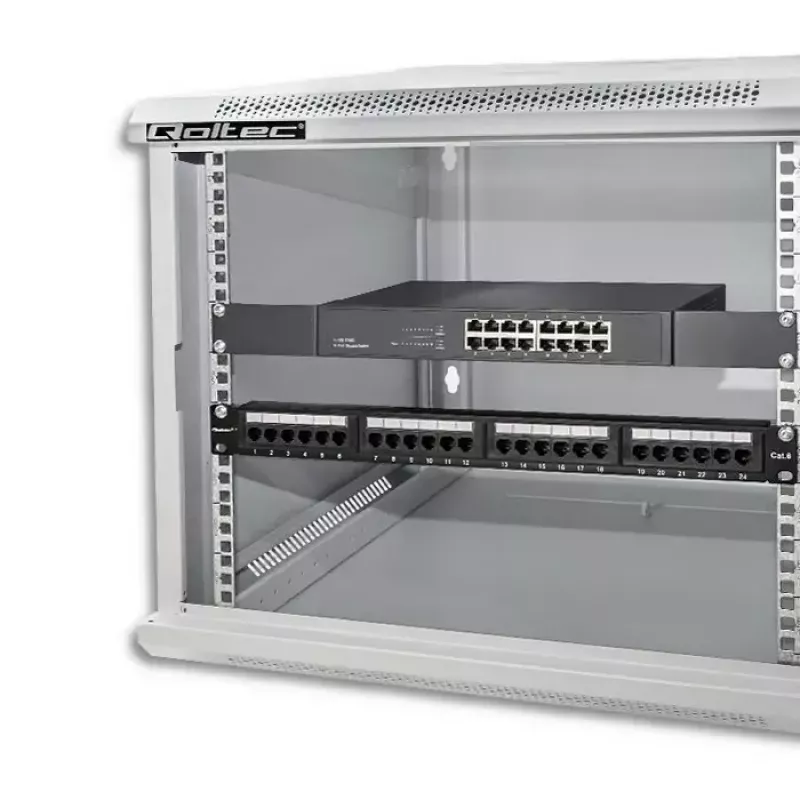 19 colių stovo spinta QOLTEC 9U modelis 54484, matmenys 600x500x450 mm