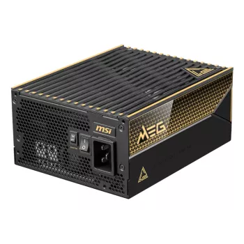 MSI MEG Ai1600T PCIE5 maitinimo blokas 1600 W 24 kontaktų ATX ATX juodas
