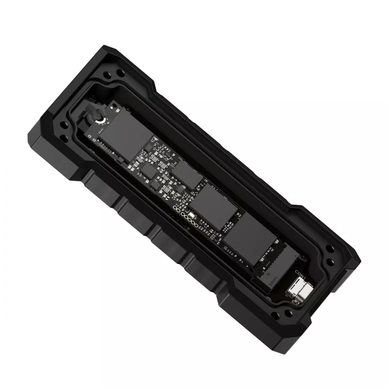 SSD enclosure ASUS TUF Gaming A2 Juoda for M.2 PCIe / SATA, USB 3.2 Gen 2x2 20 Gbit/s, up to 4 TB, aluminium, IP68