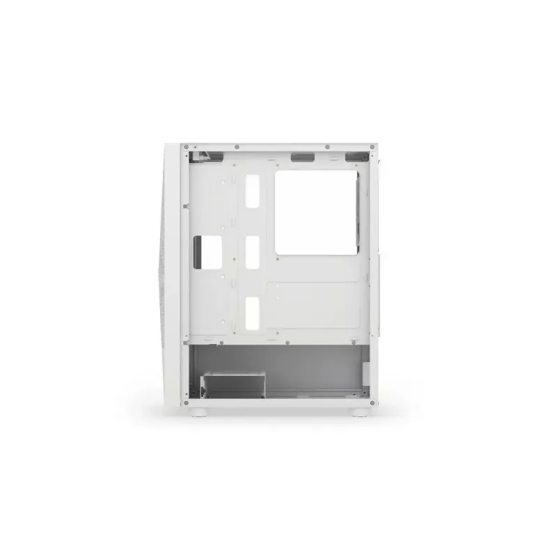 PC korpusas KRUX VAKO KRXD005 ATX juodas — grūdintas stiklas, RGB, palaiko Micro-ITX/ATX, 2×3,5 colio + 2×2,5 colio nišos, GPU iki 31 cm