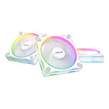 Korpuso ventiliatorius ASUS Prime MR120 ARGB White 120 mm, 1600 RPM, PWM, Sleeve bearing, 58 CFM