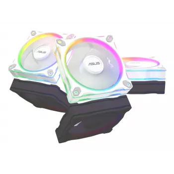 Korpuso ventiliatorius ASUS Prime MR120 ARGB White 120 mm, 1600 RPM, PWM, Sleeve bearing, 58 CFM