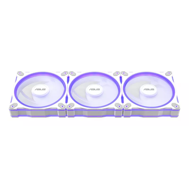 Korpuso ventiliatorius ASUS Prime MR120 ARGB White 120 mm, 1600 RPM, PWM, Sleeve bearing, 58 CFM