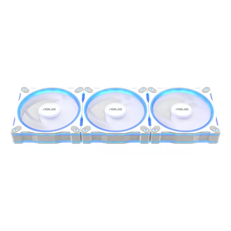 Korpuso ventiliatorius ASUS Prime MR120 ARGB White 120 mm, 1600 RPM, PWM, Sleeve bearing, 58 CFM
