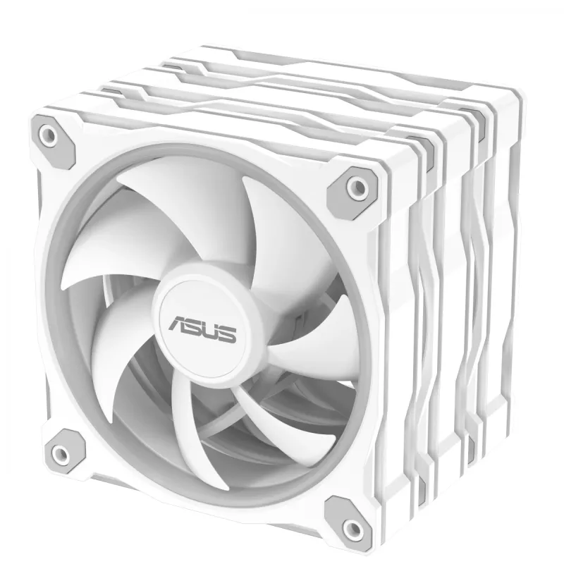 Korpuso ventiliatorius ASUS Prime MR120 ARGB White 120 mm, 1600 RPM, PWM, Sleeve bearing, 58 CFM