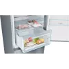 Šaldytuvas-šaldiklis Bosch Serie 4 KGN39VIEB Laisvai pastatomas 368 L, E klasė, Nerūdijantis plienas, NoFrost, Apatinis šaldiklis