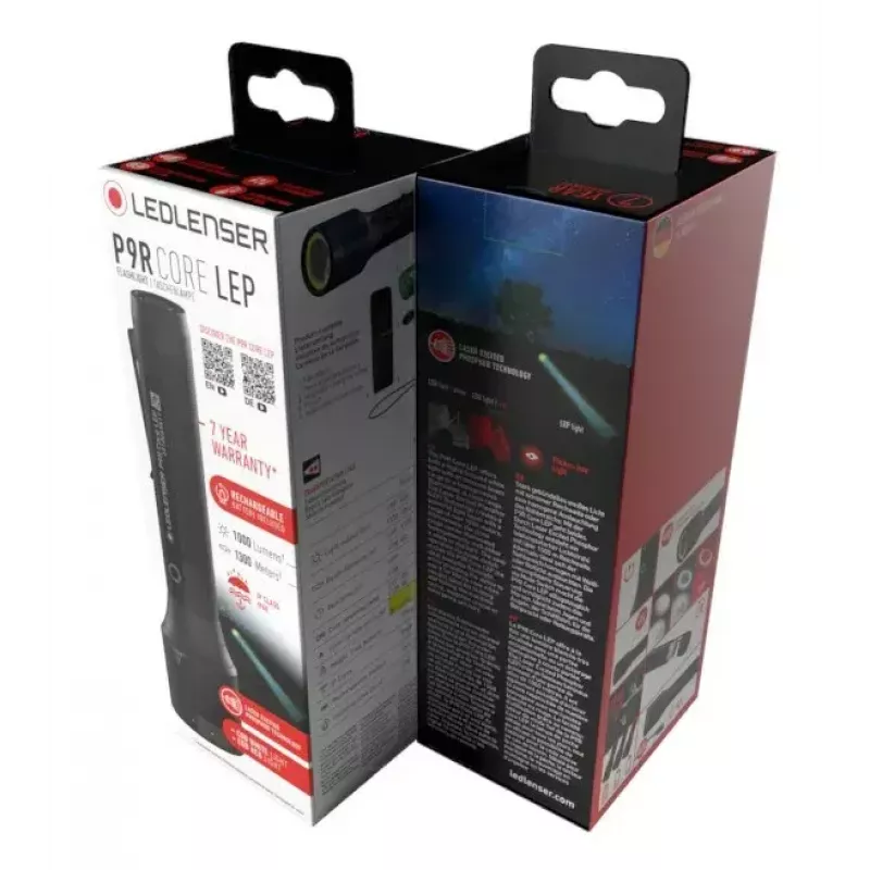 Rankinis žibintuvėlis Led Lenser 502987, kompaktiškas aliuminio korpusas, 1000 lm, 4800 mAh įkraunama ličio jonų baterija, IP68, 8000 K, 176 mm, 41 g