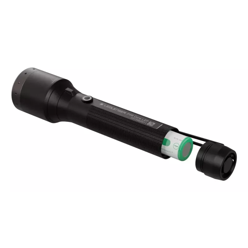 Rankinis žibintuvėlis Led Lenser 502987, kompaktiškas aliuminio korpusas, 1000 lm, 4800 mAh įkraunama ličio jonų baterija, IP68, 8000 K, 176 mm, 41 g
