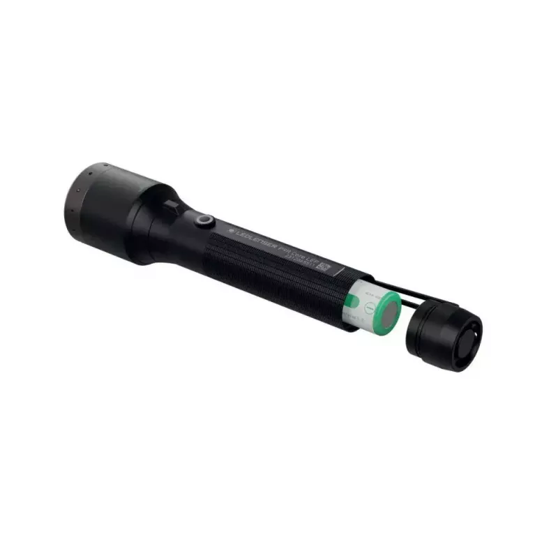 Rankinis žibintuvėlis Led Lenser 502987, kompaktiškas aliuminio korpusas, 1000 lm, 4800 mAh įkraunama ličio jonų baterija, IP68, 8000 K, 176 mm, 41 g
