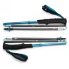 Žygio lazdos Juoda Diamond Distance Carbon Z — anglies pluošto sulankstomos lazdos, 110 cm, 3 segmentų, 264 g
