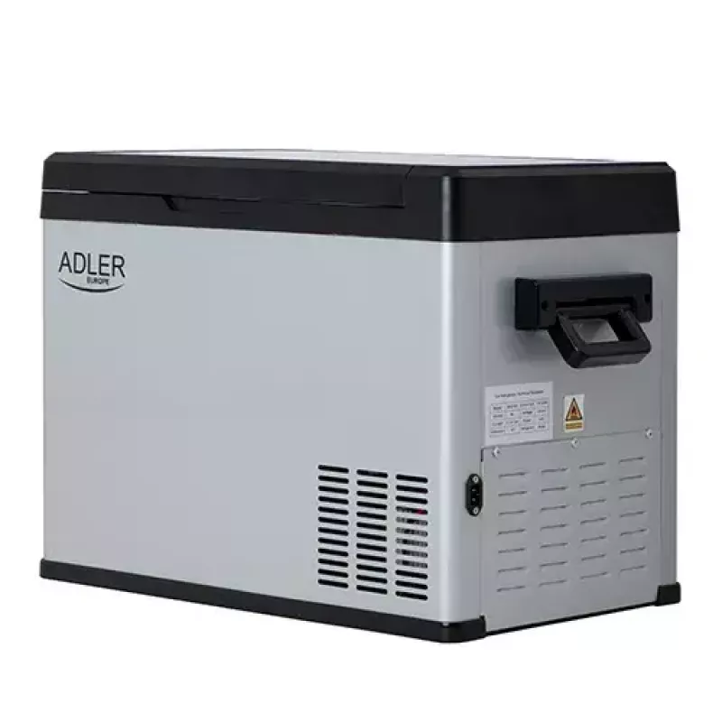 Šaldiklis-skrynia Adler AD 8081 — 40 L talpa, balta, laisvai pastatomas, triukšmo lygis 40 dB