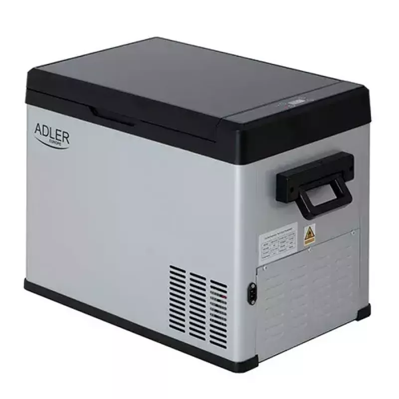 Šaldiklis-skrynia Adler AD 8081 — 40 L talpa, balta, laisvai pastatomas, triukšmo lygis 40 dB