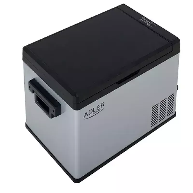 Šaldiklis-skrynia Adler AD 8081 — 40 L talpa, balta, laisvai pastatomas, triukšmo lygis 40 dB