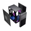 PC korpusas GEMBIRD Fornax K300 Mini Tower — Mini-ITX/Micro ATX, SPCC, 2,17 kg, USB 3.2, 1x2,5 col. lizdas, 4 išplėtimo lizdai