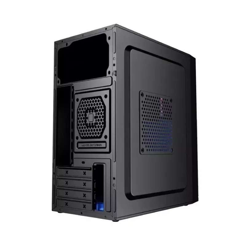PC korpusas GEMBIRD Fornax K300 Mini Tower — Mini-ITX/Micro ATX, SPCC, 2,17 kg, USB 3.2, 1x2,5 col. lizdas, 4 išplėtimo lizdai