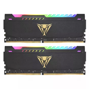 PATRIOT Viper Steel RGB DDR4 32GB (2x16GB) 3200MHz 288-pin DIMM, 44mm aukštis