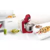 Bosch MUM58720 virtuvinis kombainas 1000 W 3.9 L pilka, raudona, nerūdijantis plienas