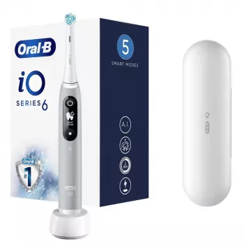 Oral-B iO 4210201381686 elektrinis dantų šepetėlis Rotacinis dantų šepetėlis Pilka
