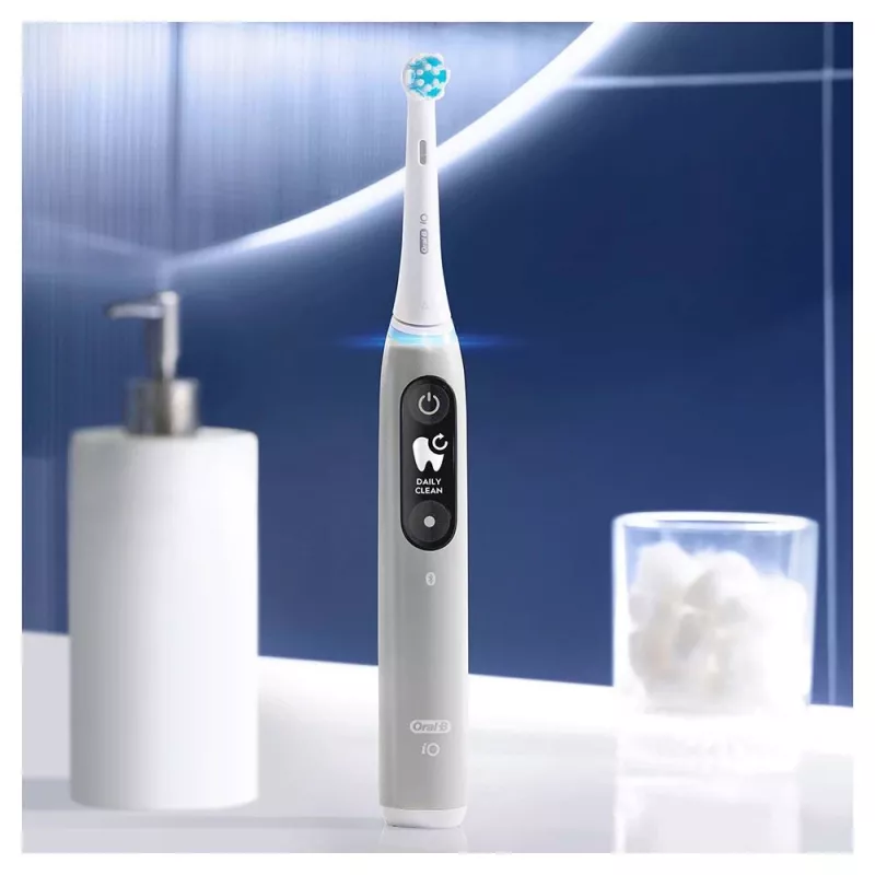 Oral-B iO 4210201381686 elektrinis dantų šepetėlis Rotacinis dantų šepetėlis Pilka