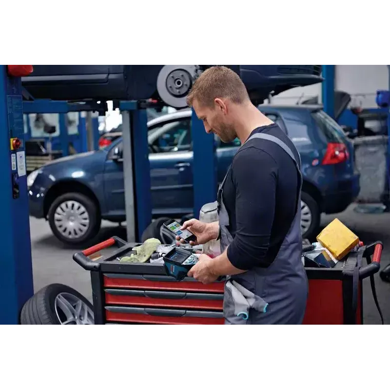 Bosch GTC 600 C Temperatūrų skirtumo ekvivalentinis triukšmas (NETD) IR Juoda, Mėlyna 256 x 192 pikseliai Integruotas ekranas LCD