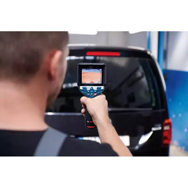 Bosch GTC 600 C Temperatūrų skirtumo ekvivalentinis triukšmas (NETD) IR Juoda, Mėlyna 256 x 192 pikseliai Integruotas ekranas LCD