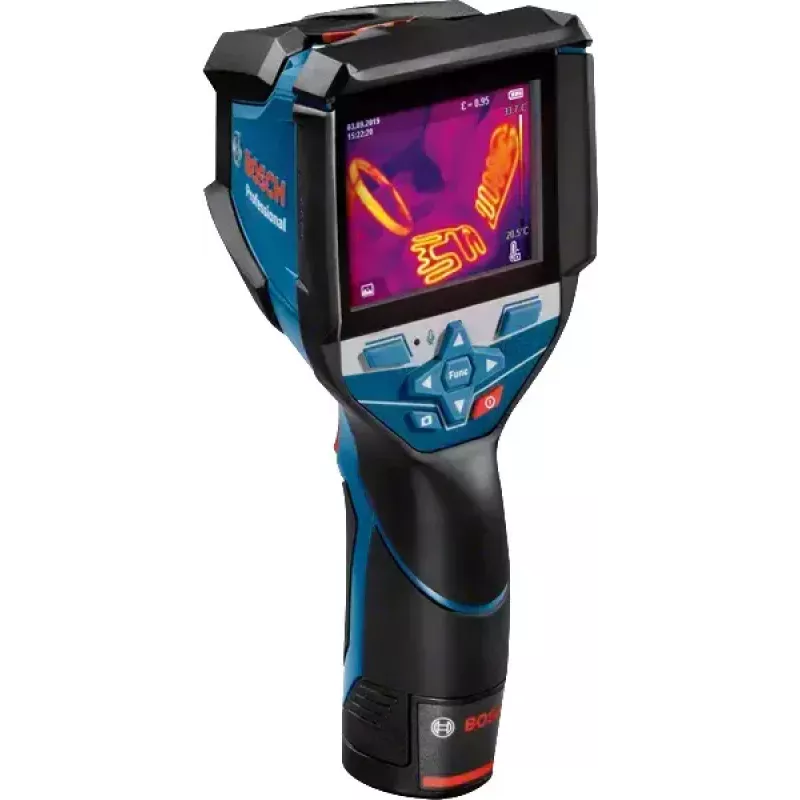 Bosch GTC 600 C Temperatūrų skirtumo ekvivalentinis triukšmas (NETD) IR Juoda, Mėlyna 256 x 192 pikseliai Integruotas ekranas LCD