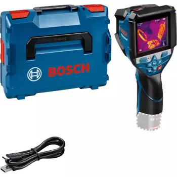 Bosch GTC 600 C Temperatūrų skirtumo ekvivalentinis triukšmas (NETD) IR Juoda, Mėlyna 256 x 192 pikseliai Integruotas ekranas LCD