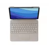 LOGITECH Combo Touch - Smėlio spalvos skirtas iPad Pro 12.9 col. (5-os kartos) - JAV tarptautinė QWERTY