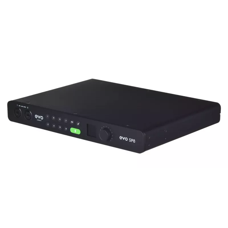 8 kanalų mikrofonų pirminis stiprintuvas „Audient EVO SP8“ 24 bitų 96 kHz