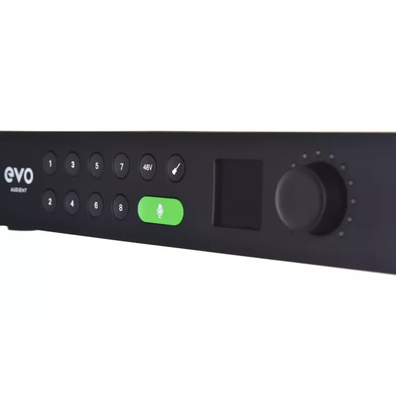8 kanalų mikrofonų pirminis stiprintuvas „Audient EVO SP8“ 24 bitų 96 kHz