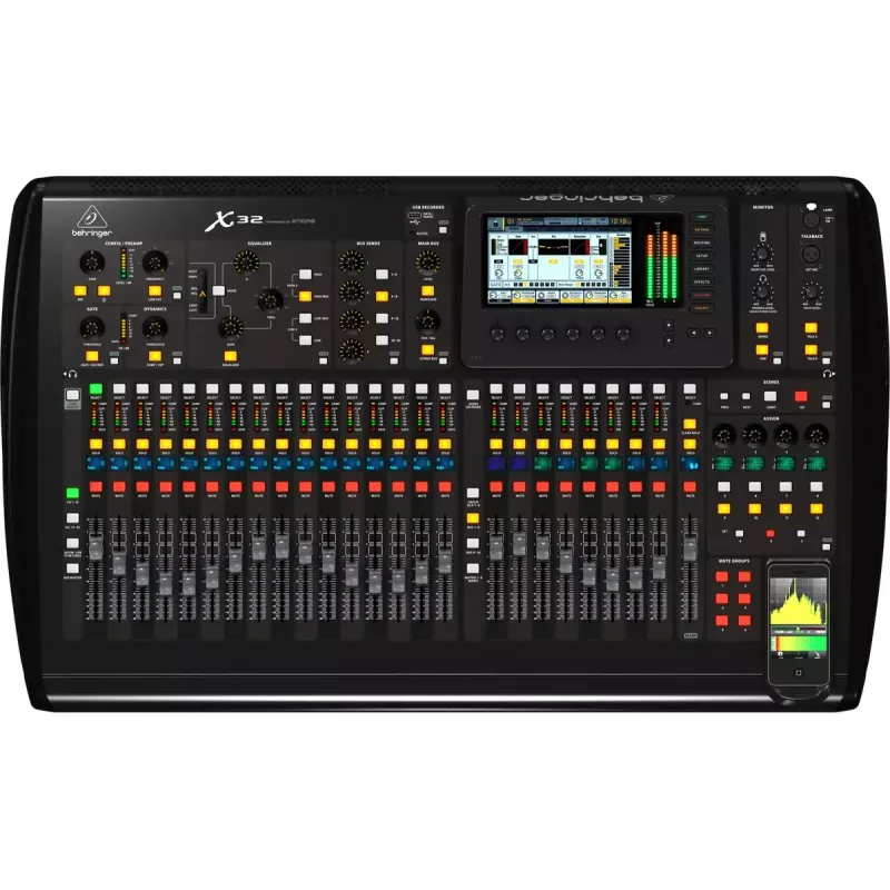 Behringer X32 garso maišytuvas 40 kanalų 10 - 22000 Hz juodas