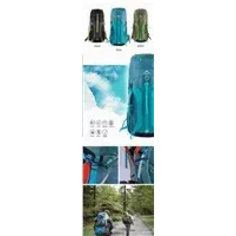 Žygeiviška kuprinė Naturehike NH16Y020-Q 55 l vandeniui atspari lengva