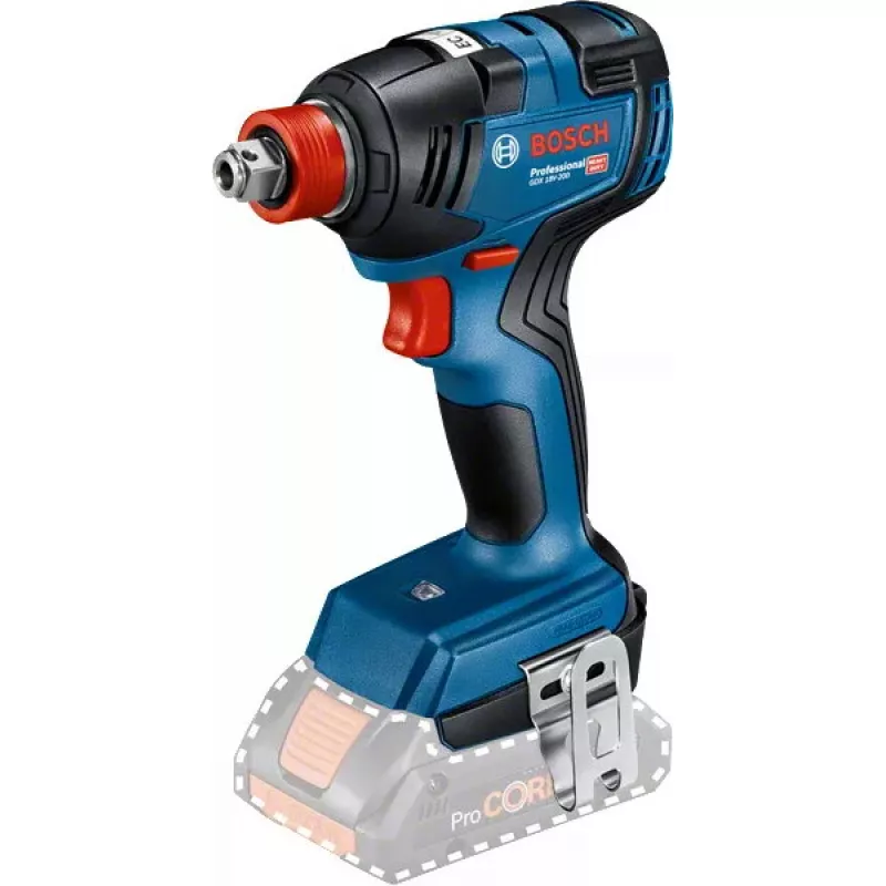 Smūginis suktuvas Bosch GDX 18V-200 Professional, 18V, 184x224x96 mm