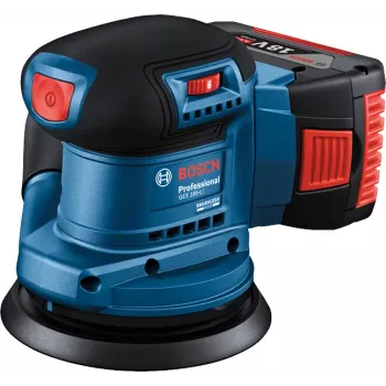Bosch GEX 185-LI Professional ekscentrinis šlifuoklis 10000 OPM Mėlyna