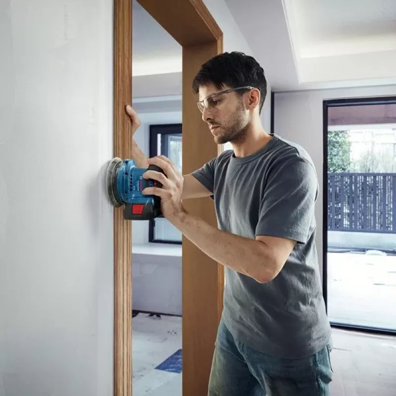 Bosch GEX 185-LI Professional ekscentrinis šlifuoklis 10000 OPM Mėlyna