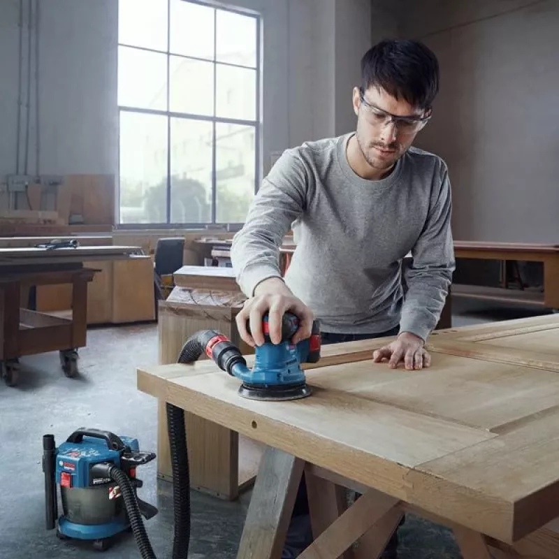 Bosch GEX 185-LI Professional ekscentrinis šlifuoklis 10000 OPM Mėlyna