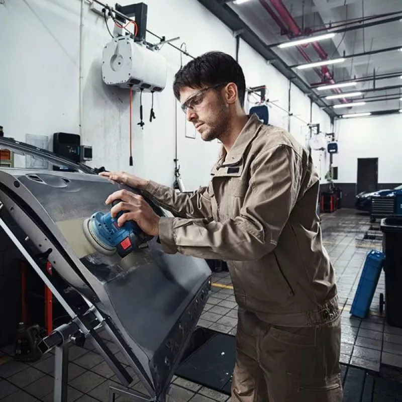 Bosch GEX 185-LI Professional ekscentrinis šlifuoklis 10000 OPM Mėlyna