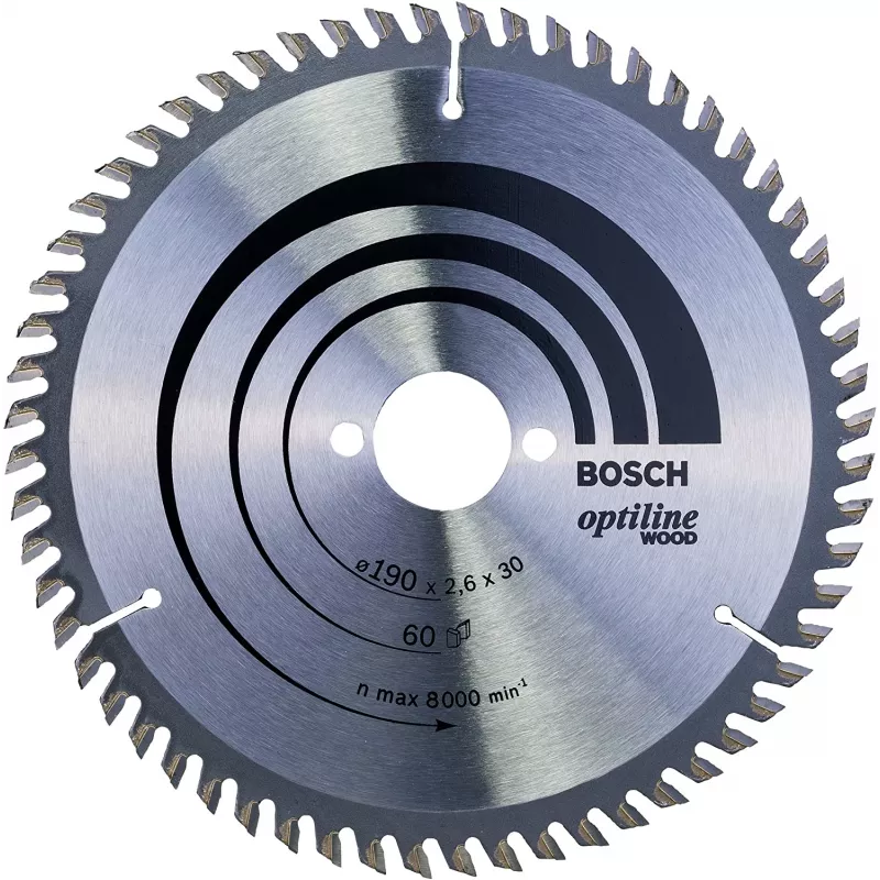 Diskiniai pjūklų diskai Bosch Optiline Wood 2608641188