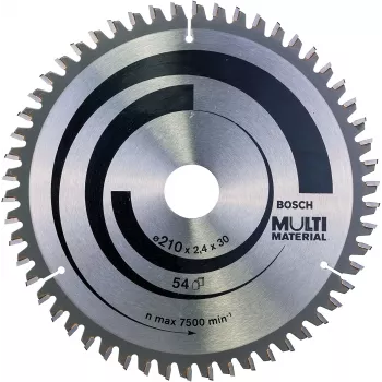 Bosch Multi Material diskinio pjūklo diskai, aliuminis, 21 cm, Bosch, 235 g, 1 vnt.