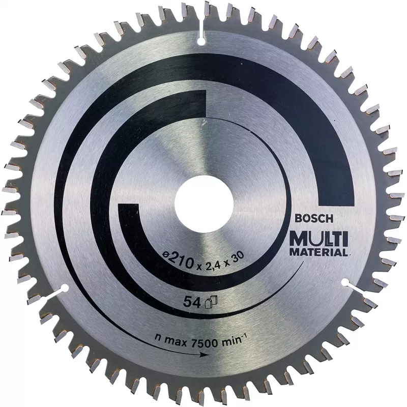 Bosch Multi Material diskinio pjūklo diskai, aliuminis, 21 cm, Bosch, 235 g, 1 vnt.