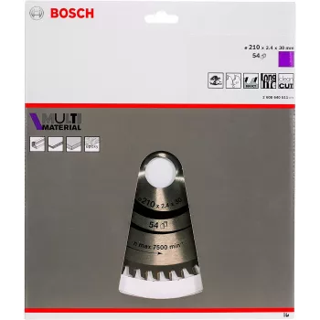 Bosch Multi Material diskinio pjūklo diskai, aliuminis, 21 cm, Bosch, 235 g, 1 vnt.