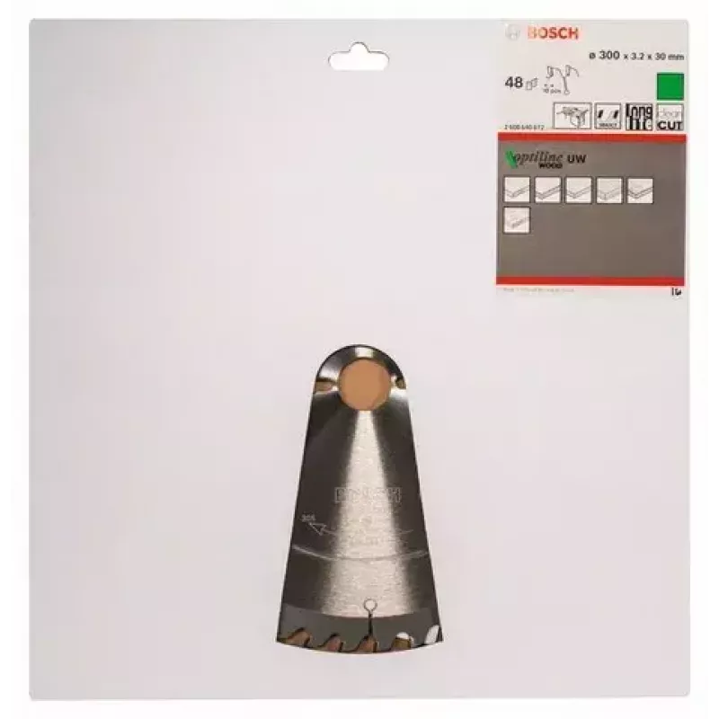 Diskinis pjūklo diskas Bosch 2 608 640 672 30 cm anga 3 cm
